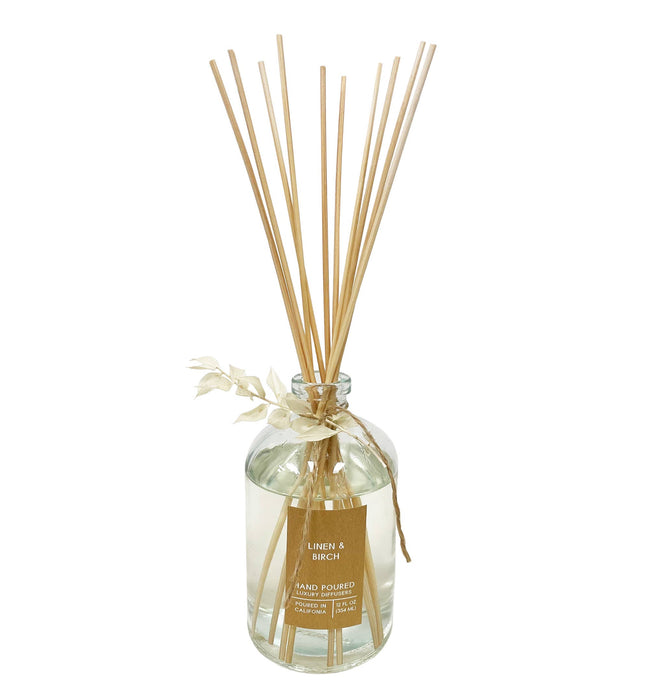 Andaluca - Linen & Birch Botanical Tie Reed Diffuser