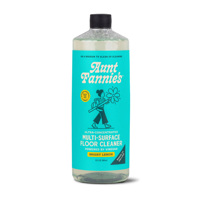 Aunt Fannie's Vinegar Floor Cleaner, Concentrate: Bright Lemon