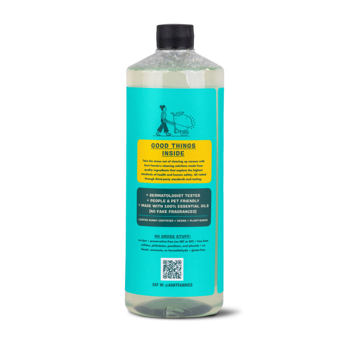 Aunt Fannie's Vinegar Floor Cleaner, Concentrate: Bright Lemon