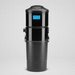 Black central vacuum with 'Element' branding on a grid background. Capital Vacuum Raleigh Cary NC