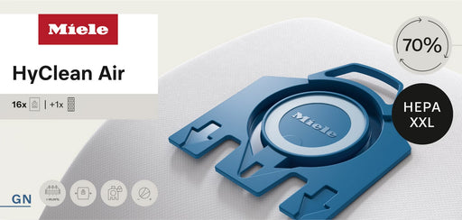 Miele Bags GN HyClean Air Performance Pack Front 12911280. Capital Vacuum Raleigh Cary NC