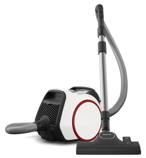 Miele Boost CX1 Lotus white SNRE0 front. Capital Vacuum Raleigh Cary NC