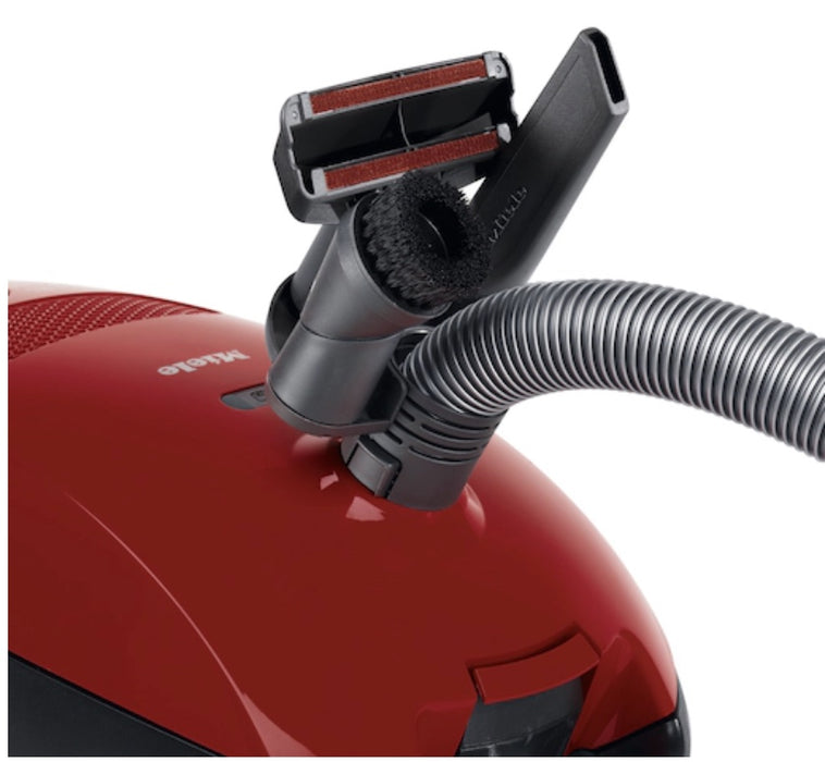 Miele C1 Centennial Canister Vacuum w/SEB217 tools on hose. Capital Vacuum Raleigh Cary NC