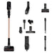 Miele Duoflex HX1 Cordless Stick Broom Vacuum Cleaner Total Care, Black & Gold SQLL0 with attachments. Capital Vacuum Raleigh Cary NC