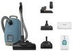 Miele Miele Guard L1  Nordic Blue vacuum cleaner set with attachments on a white background