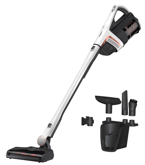 Miele Triflex HX2 Cordless White SMOLO with wall mount. Capital Vacuum Raleigh Cary NC