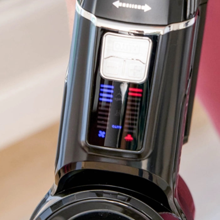 Riccar R65 cordless vacuum cleaner display control. Capital Vacuum Raleigh Cary NC