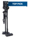 Riccar R65 cordless vacuum cleaner on stand on a white background. Capital Vacuum Raleigh Cary 