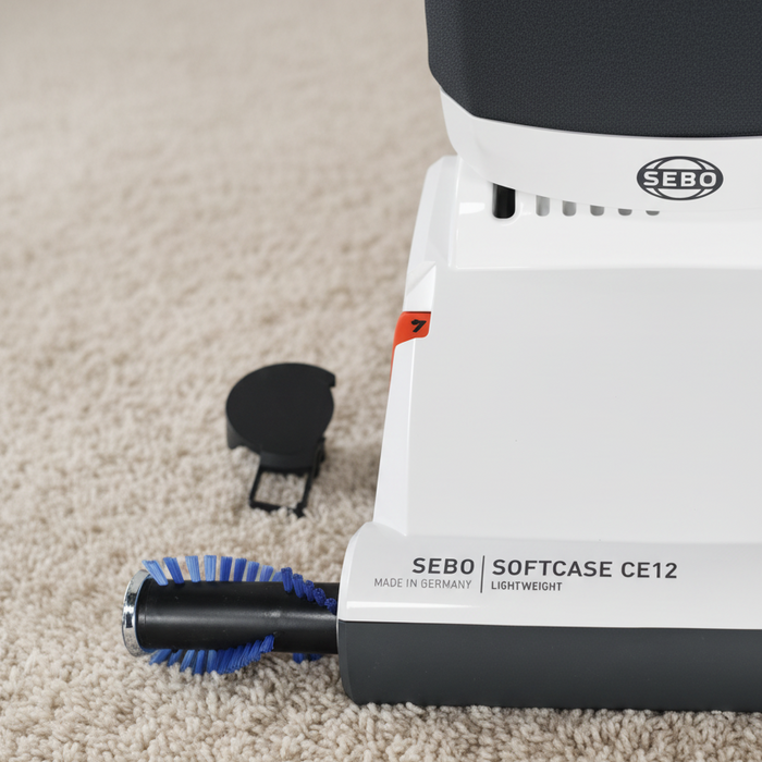 Sebo CE12 Lightweight Upright Vacuum 94251AM White