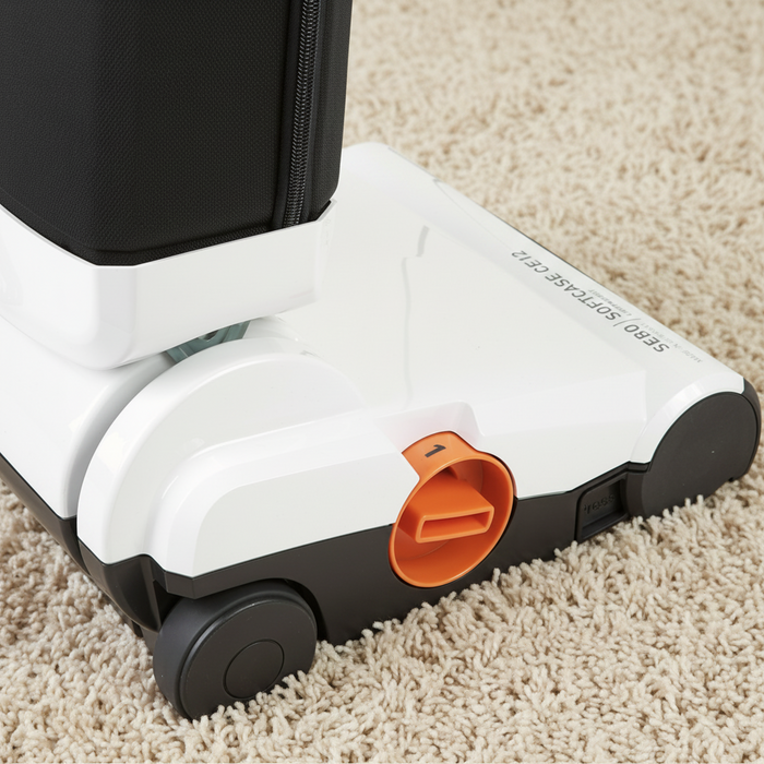 Sebo CE12 Lightweight Upright Vacuum 94251AM White