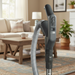 Sebo Airbelt D4 Canister Vacuum 90940AM or 90941AM hose handle in living room. Capital Vacuum Raleigh Cary NC