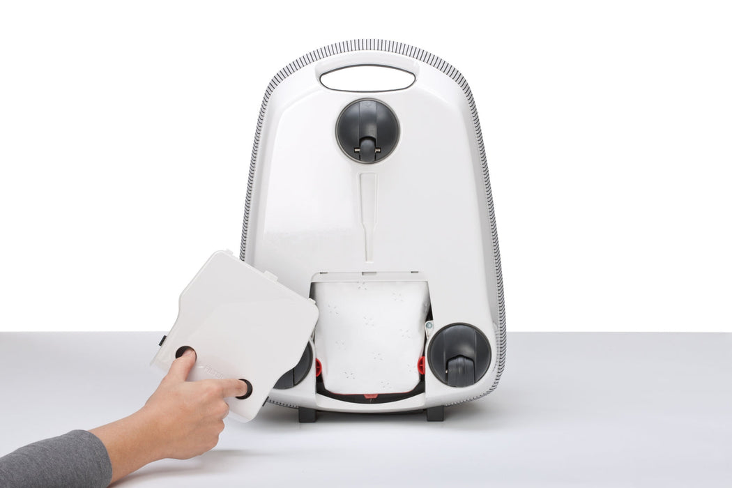 Sebo Airbelt E Canister Vacuum 91646AM White