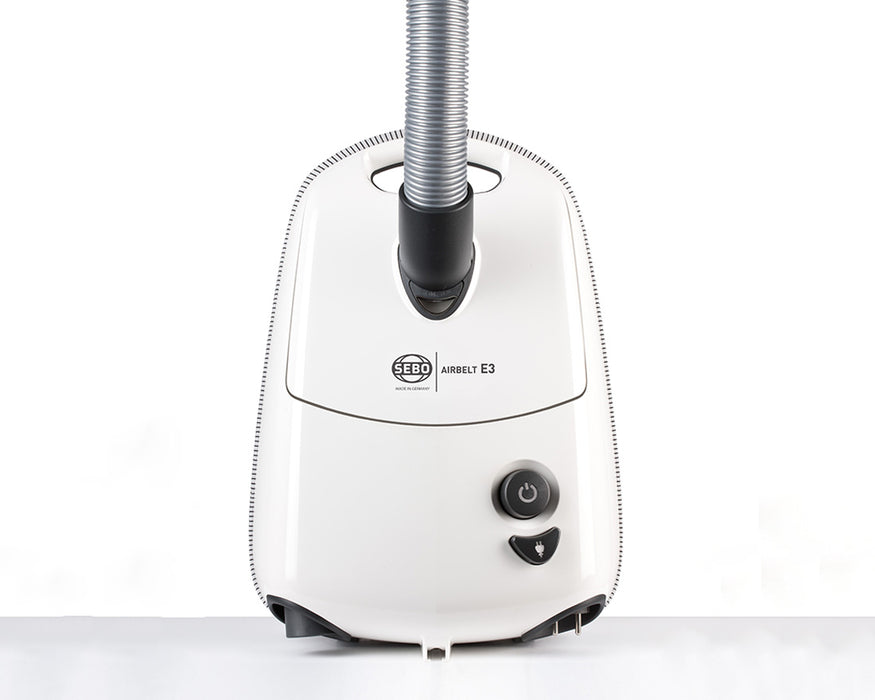 Sebo Airbelt E Canister Vacuum 91646AM White