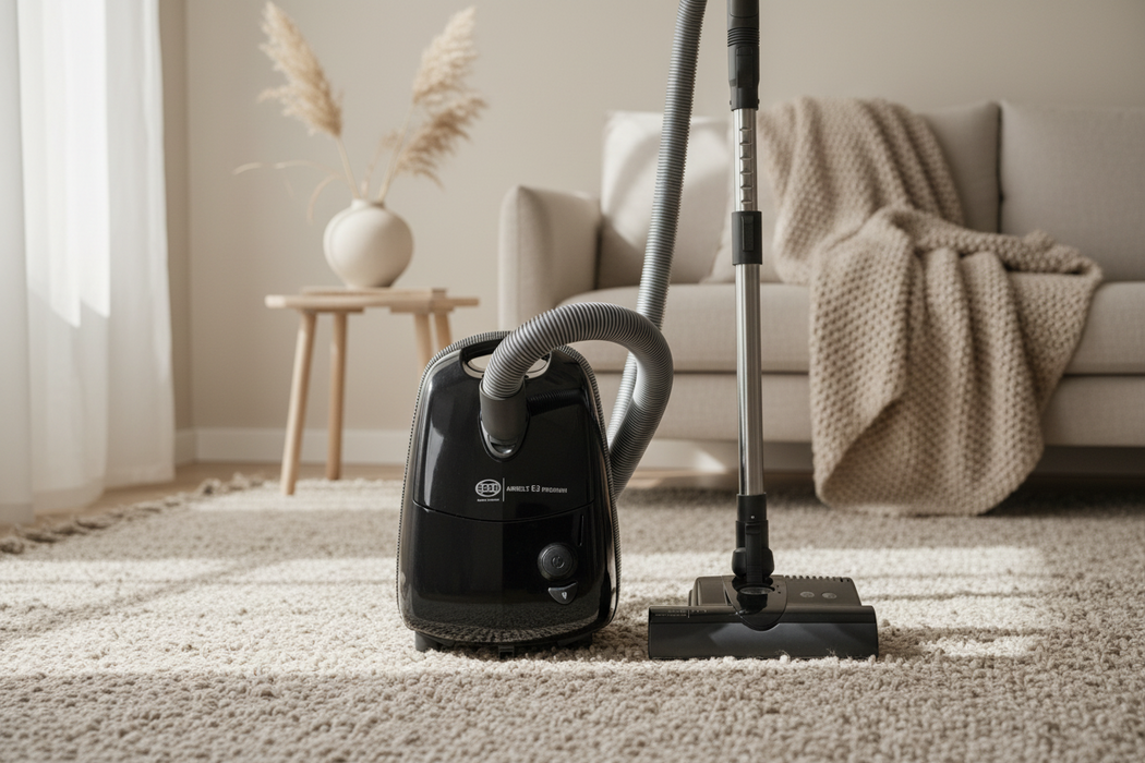 Sebo Airbelt E3 Premium Black Canister Vacuum 91650AM Capital Vacuum Raleigh Cary NC