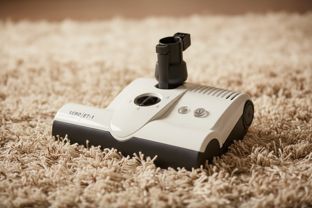 Sebo Airbelt E3 Premium White Canister Vacuum 91646AM Capital Vacuum Raleigh Cary NC