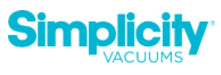 Simplicity Vacuums logo in blue on a white background. Capital Vacuum Raleigh Cary NC