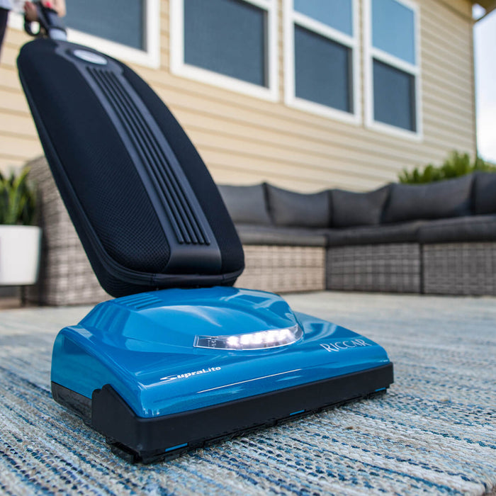 Riccar Supralite R10CV Cordless Upright Vacuum, weighs just 11 pounds!